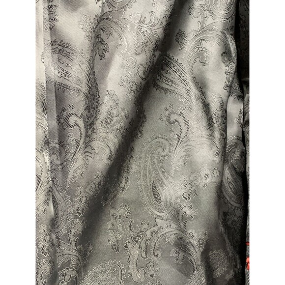 Andrew Fezza ASSETS  Velour Two Button Blazer Mens Size  46L Black Notch Vented - Picture 10 of 16